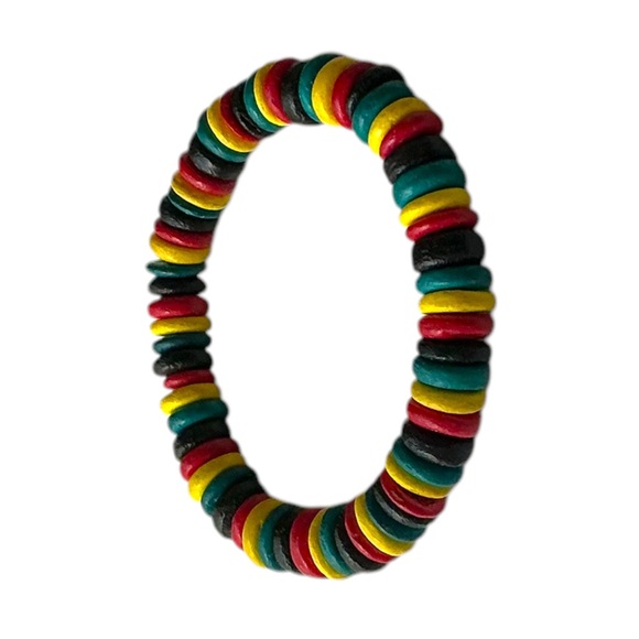 Other - Hawaiian Maui Coconut She’ll Unisex Bracelet NWT Rasta Color